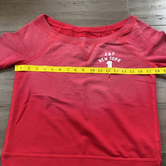 5 for $25 Abercrombie&fitch ombré sweatshirt top Y2K - Picture 4 of 7